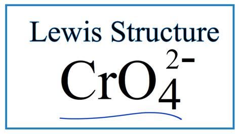 Chromate ion (CrO4 2.